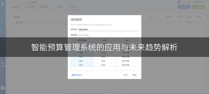 智能预算管理系统的应用与未来趋势解析
