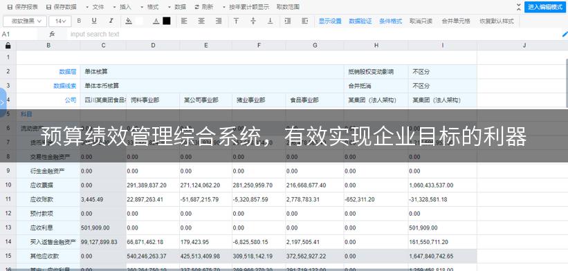 预算绩效管理综合系统，有效实现企业目标的利器