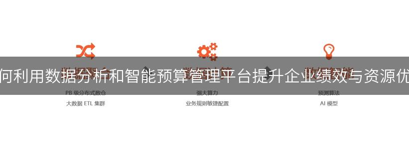 如何利用数据分析和智能预算管理平台提升企业绩效与资源优化