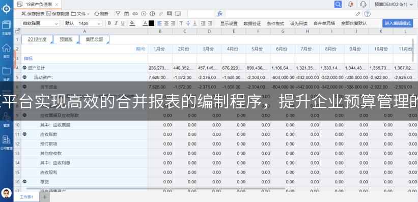 如何通过FONE平台实现高效的合并报表的编制程序，提升企业预算管理的准确性和效率